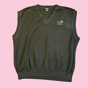 Army Green Sweater Vest